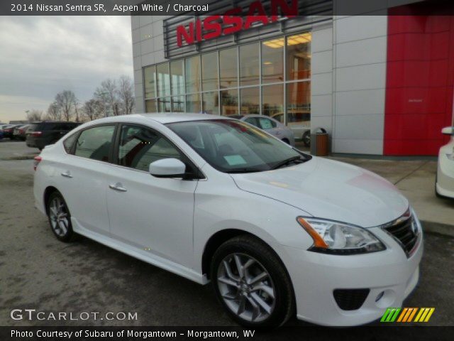 2014 Nissan Sentra SR in Aspen White