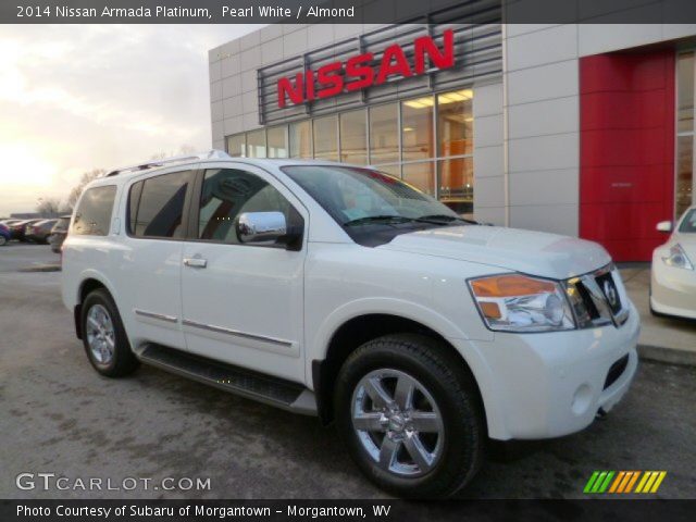 2014 Nissan Armada Platinum in Pearl White