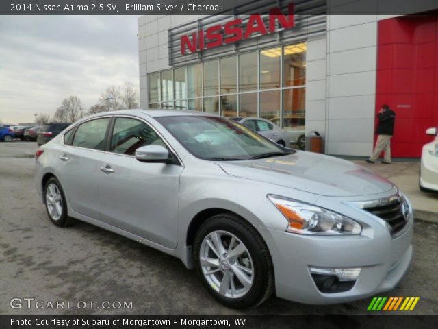 2014 Nissan Altima 2.5 SV in Brilliant Silver