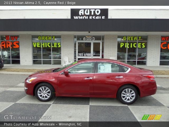 2013 Nissan Altima 2.5 in Cayenne Red