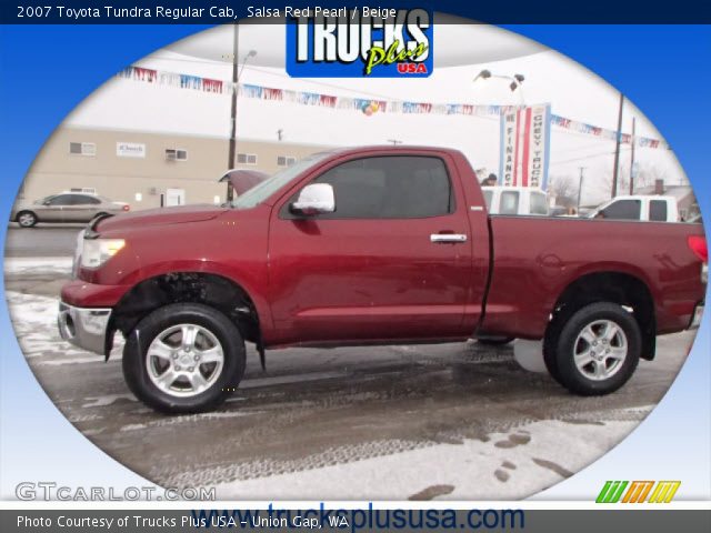 2007 Toyota Tundra Regular Cab in Salsa Red Pearl