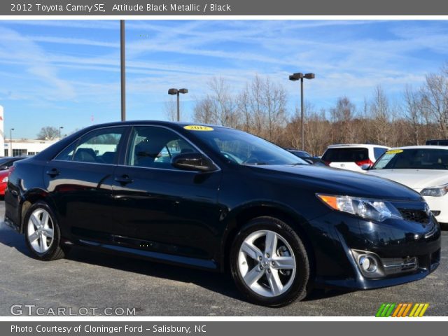 2012 Toyota Camry SE in Attitude Black Metallic