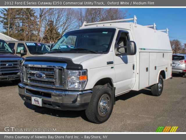 2012 Ford E Series Cutaway E350 Commercial Utility Truck in Oxford White