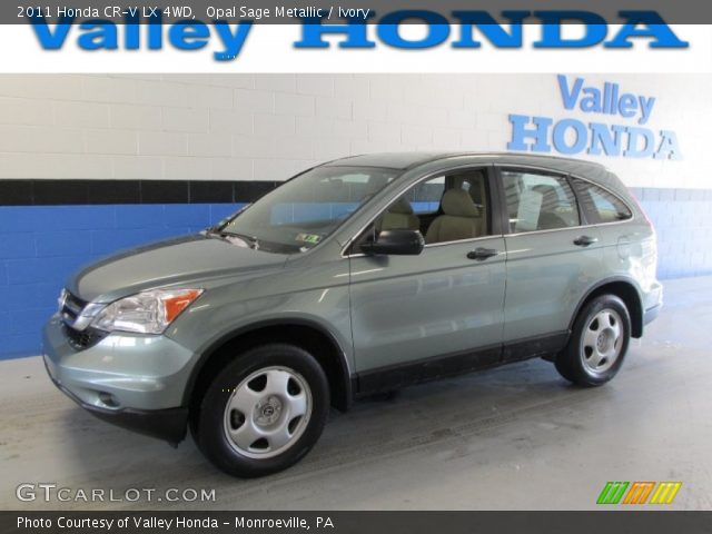 2011 Honda CR-V LX 4WD in Opal Sage Metallic