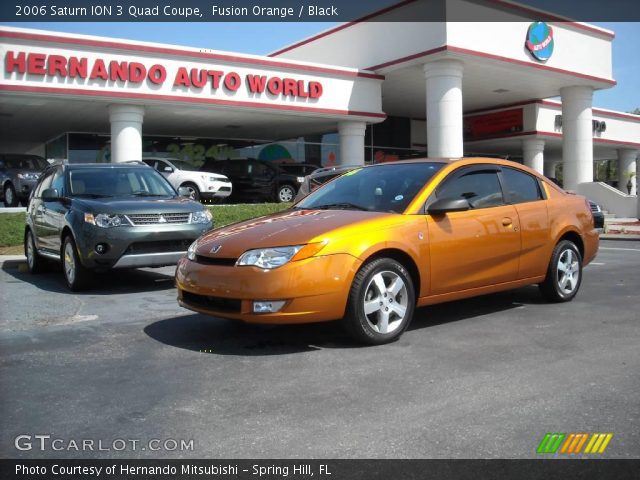 2006 Saturn ION 3 Quad Coupe in Fusion Orange