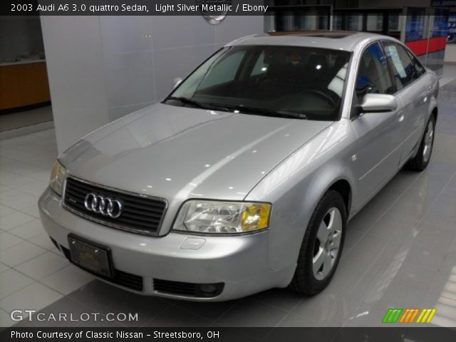 2003 Audi A6 3.0 quattro Sedan in Light Silver Metallic