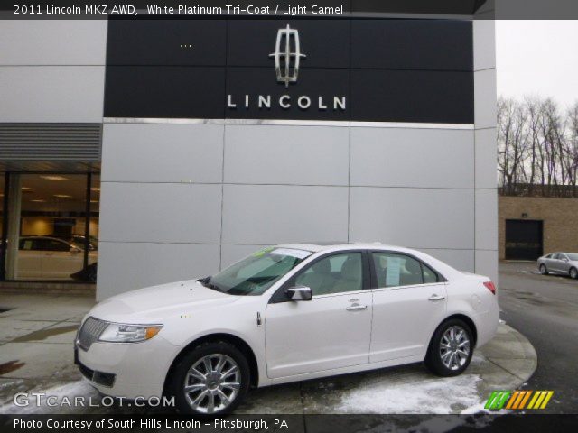2011 Lincoln MKZ AWD in White Platinum Tri-Coat