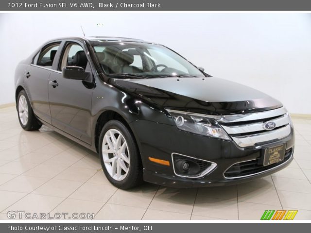 2012 Ford Fusion SEL V6 AWD in Black