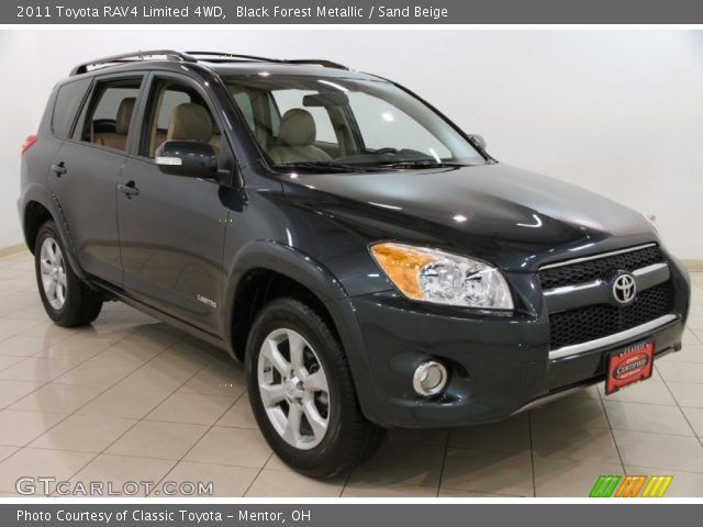 2011 Toyota RAV4 Limited 4WD in Black Forest Metallic