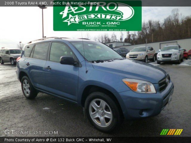 2008 Toyota RAV4 4WD in Pacific Blue Metallic