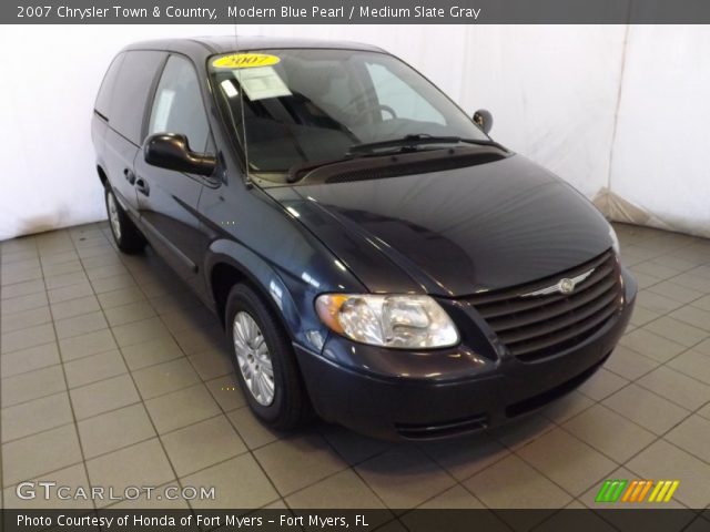 2007 Chrysler Town & Country  in Modern Blue Pearl