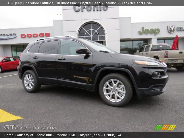 2014 Jeep Cherokee Latitude in Brilliant Black Crystal Pearl