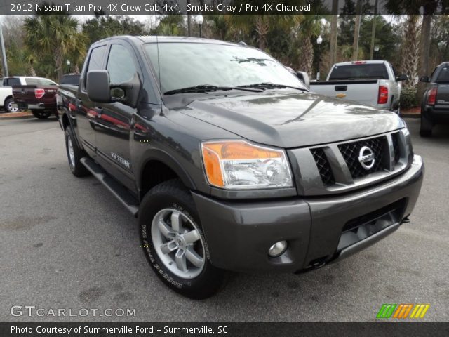 2012 Nissan Titan Pro-4X Crew Cab 4x4 in Smoke Gray