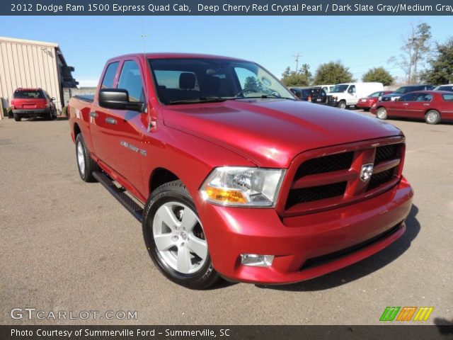 2012 Dodge Ram 1500 Express Quad Cab in Deep Cherry Red Crystal Pearl