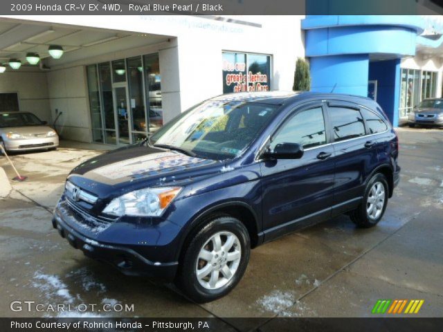 2009 Honda CR-V EX 4WD in Royal Blue Pearl