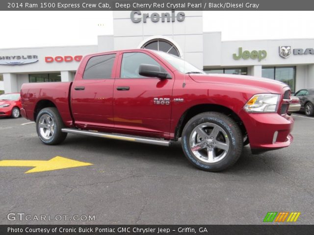 2014 Ram 1500 Express Crew Cab in Deep Cherry Red Crystal Pearl