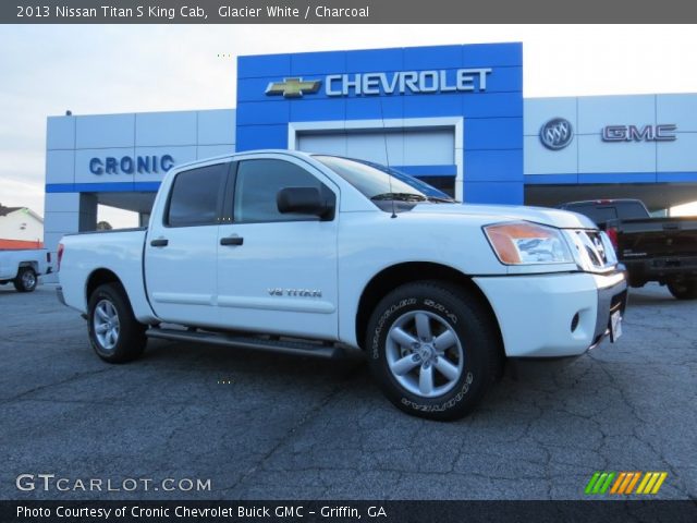 2013 Nissan Titan S King Cab in Glacier White