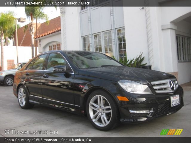 2013 Mercedes-Benz C 250 Sport in Black