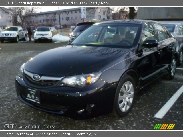 2011 Subaru Impreza 2.5i Sedan in Obsidian Black Pearl