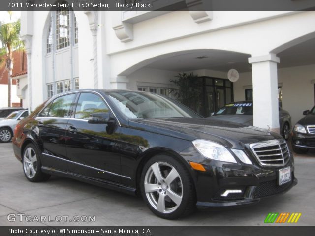 2011 Mercedes-Benz E 350 Sedan in Black