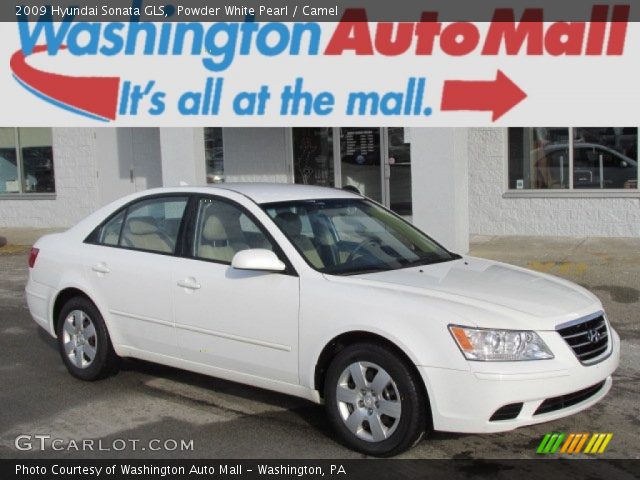 2009 Hyundai Sonata GLS in Powder White Pearl