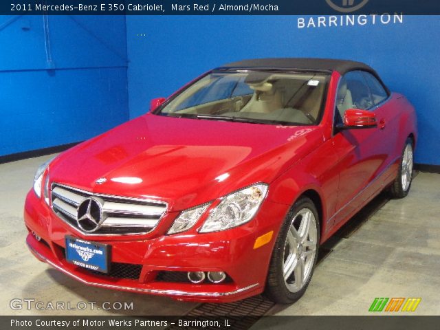 2011 Mercedes-Benz E 350 Cabriolet in Mars Red