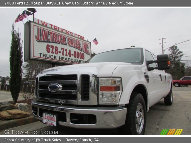 2008 Ford F250 Super Duty XLT Crew Cab in Oxford White