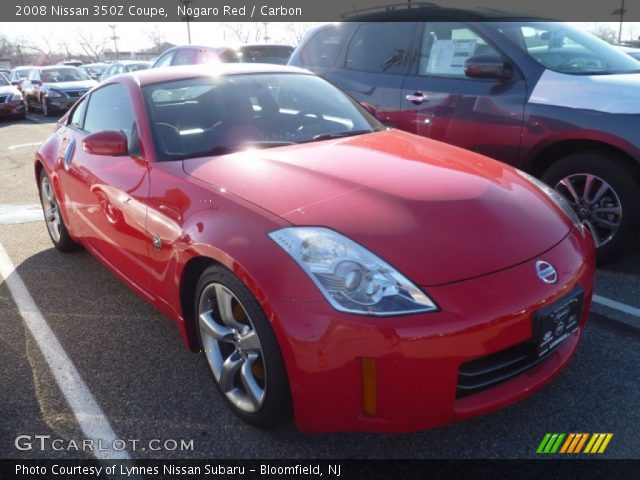 2008 Nissan 350Z Coupe in Nogaro Red