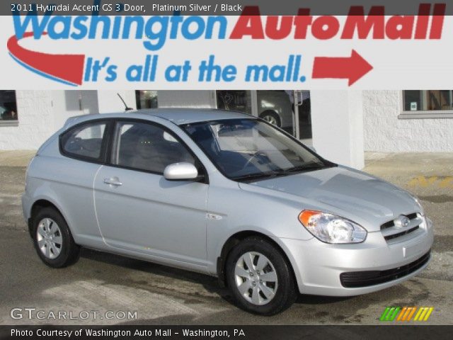 2011 Hyundai Accent GS 3 Door in Platinum Silver