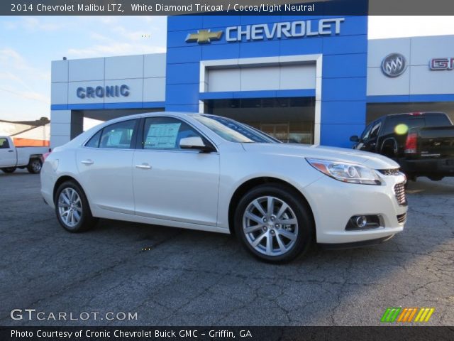 2014 Chevrolet Malibu LTZ in White Diamond Tricoat