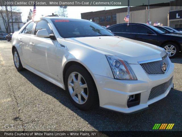 2009 Cadillac CTS Sedan in White Diamond Tri-Coat