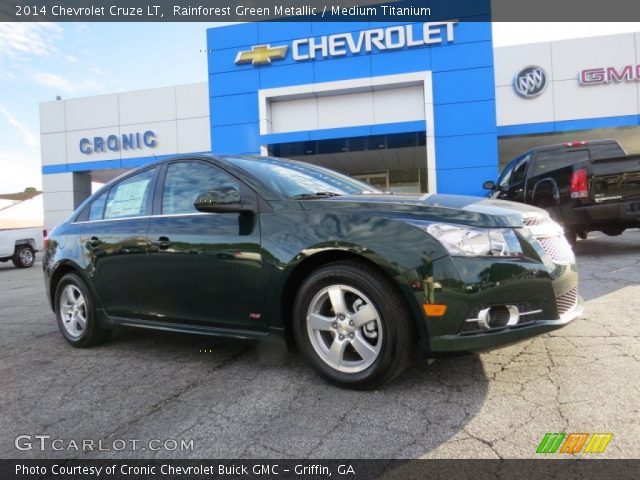 2014 Chevrolet Cruze LT in Rainforest Green Metallic