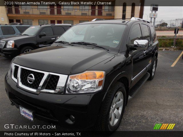 2010 Nissan Armada Titanium in Galaxy Black Metallic