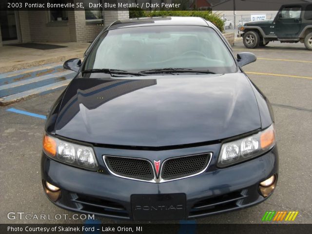 2003 Pontiac Bonneville SE in Dark Blue Metallic