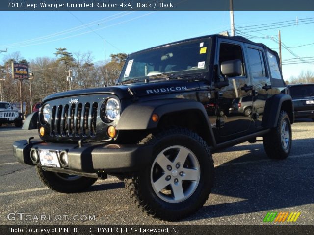 2012 Jeep Wrangler Unlimited Rubicon 4x4 in Black