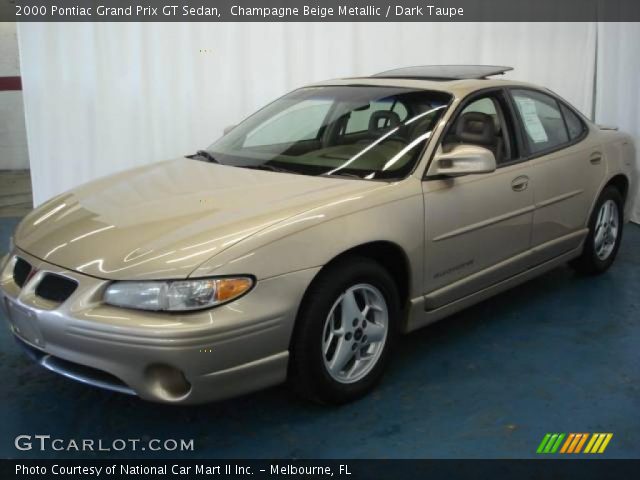 2000 Pontiac Grand Prix GT Sedan in Champagne Beige Metallic
