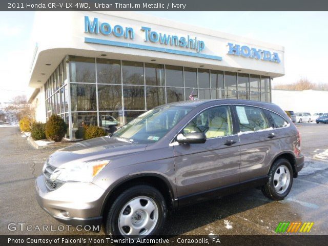 2011 Honda CR-V LX 4WD in Urban Titanium Metallic