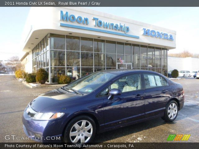 2011 Honda Civic LX Sedan in Royal Blue Pearl
