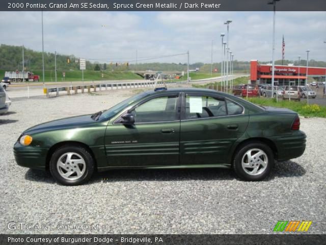 2000 Pontiac Grand Am SE Sedan in Spruce Green Metallic