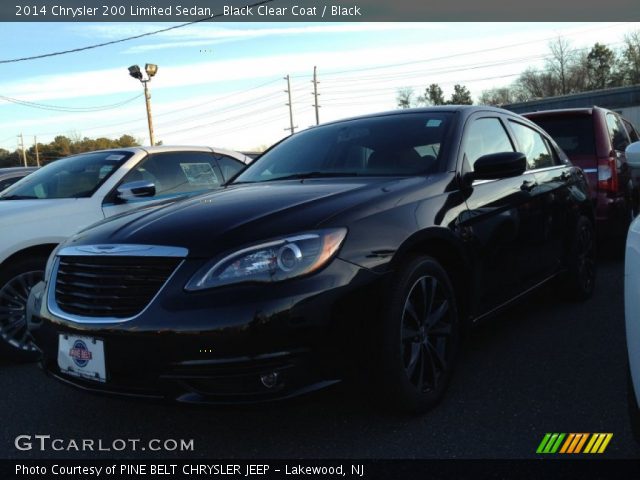 2014 Chrysler 200 Limited Sedan in Black Clear Coat