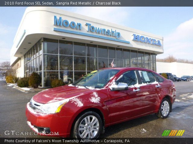 2010 Ford Focus SEL Sedan in Sangria Red Metallic
