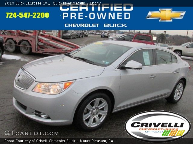 2010 Buick LaCrosse CXL in Quicksilver Metallic