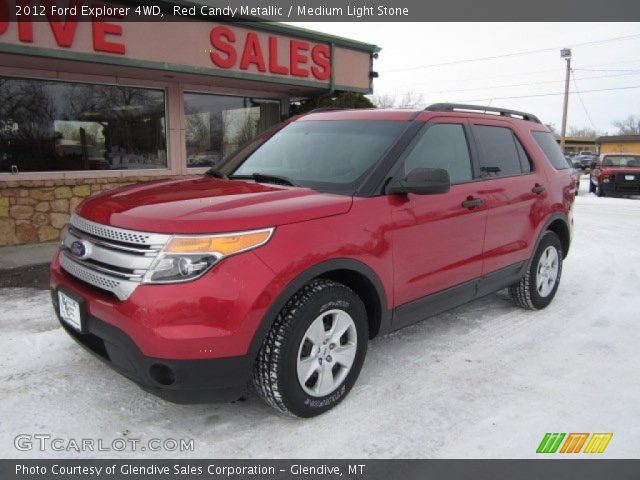 2012 Ford Explorer 4WD in Red Candy Metallic