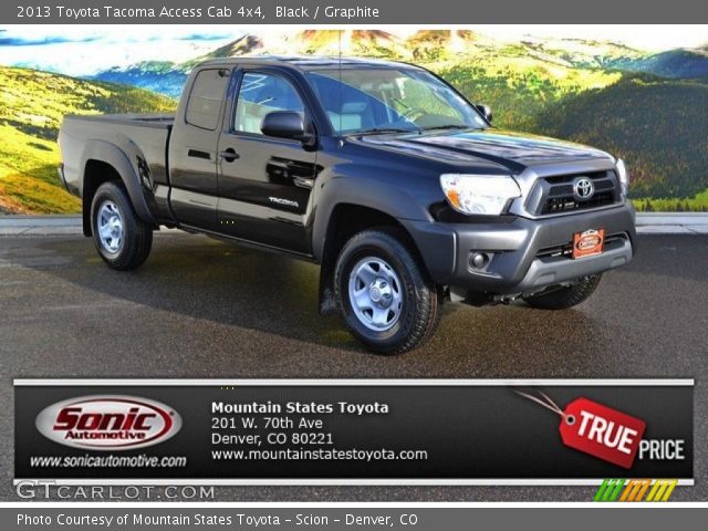 2013 Toyota Tacoma Access Cab 4x4 in Black