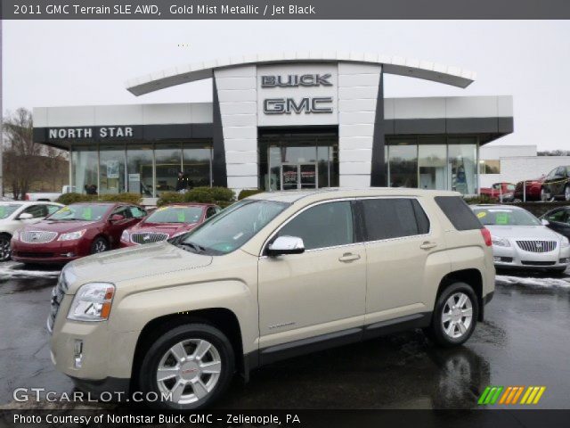 2011 GMC Terrain SLE AWD in Gold Mist Metallic