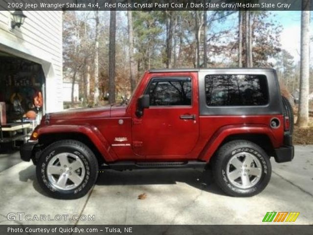2009 Jeep Wrangler Sahara 4x4 in Red Rock Crystal Pearl Coat