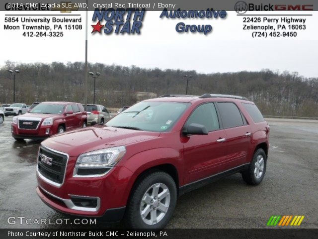 2014 GMC Acadia SLE AWD in Crystal Red Tintcoat