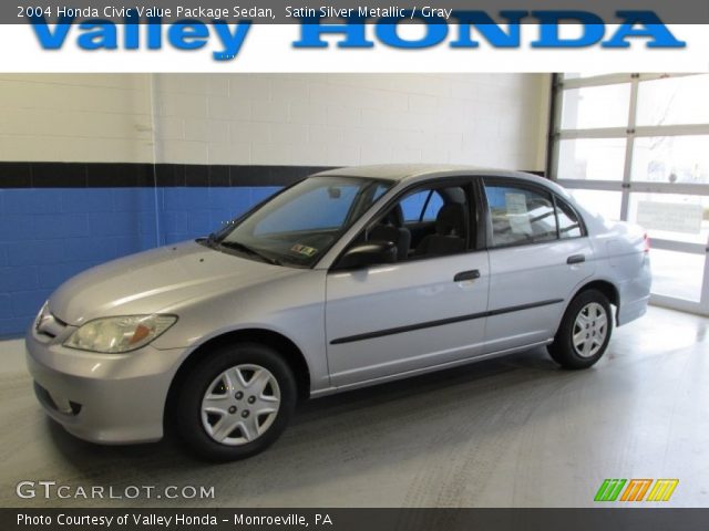 2004 Honda Civic Value Package Sedan in Satin Silver Metallic