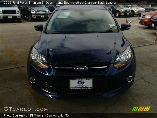 2012 Ford Focus Titanium 5-Door in Kona Blue Metallic