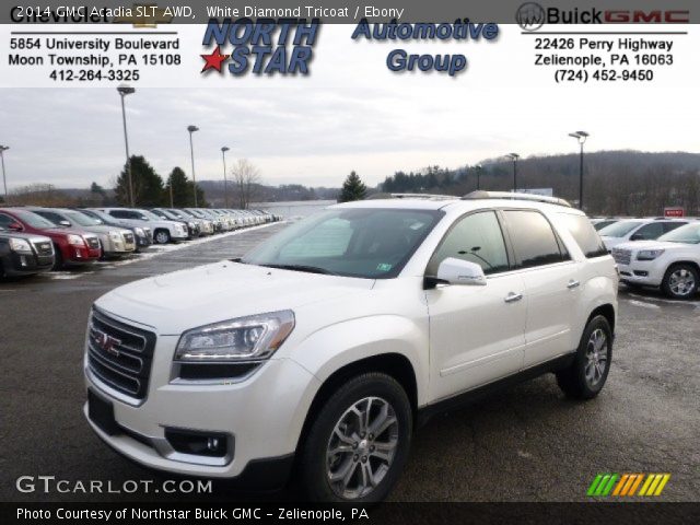 2014 GMC Acadia SLT AWD in White Diamond Tricoat